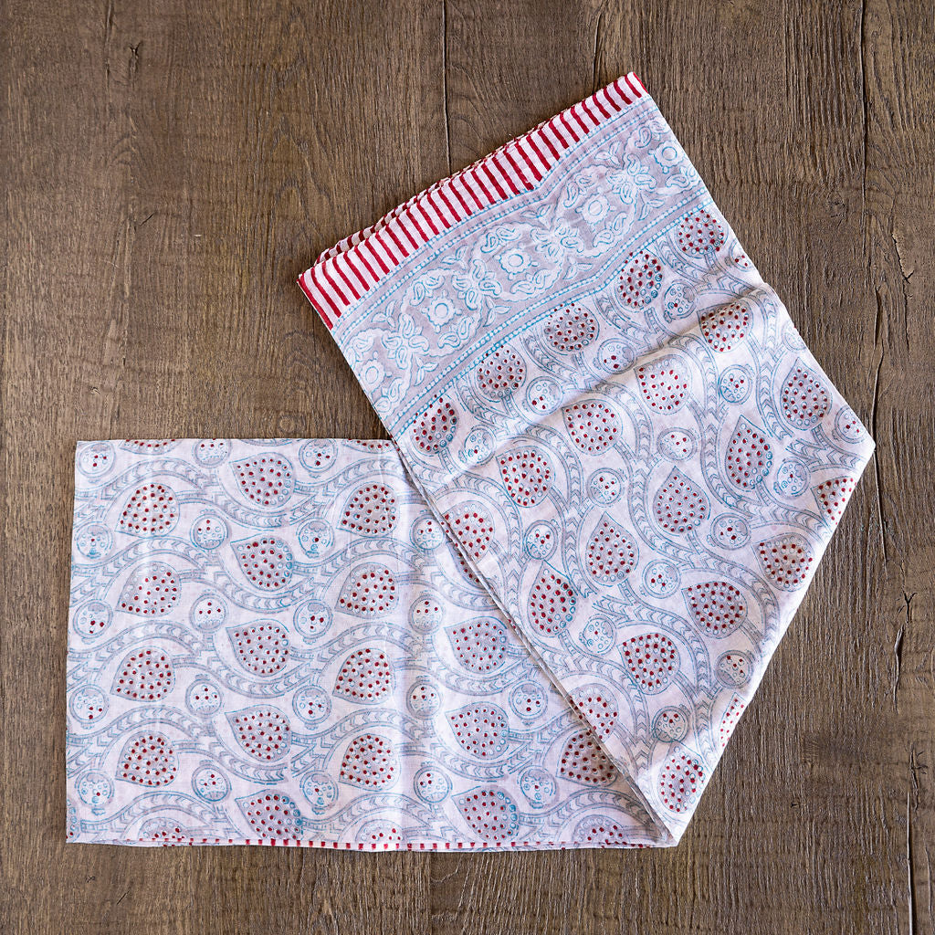 Unique hand-blocked printed, 100% cotton sarongs. Can also be used as a cover-up. 