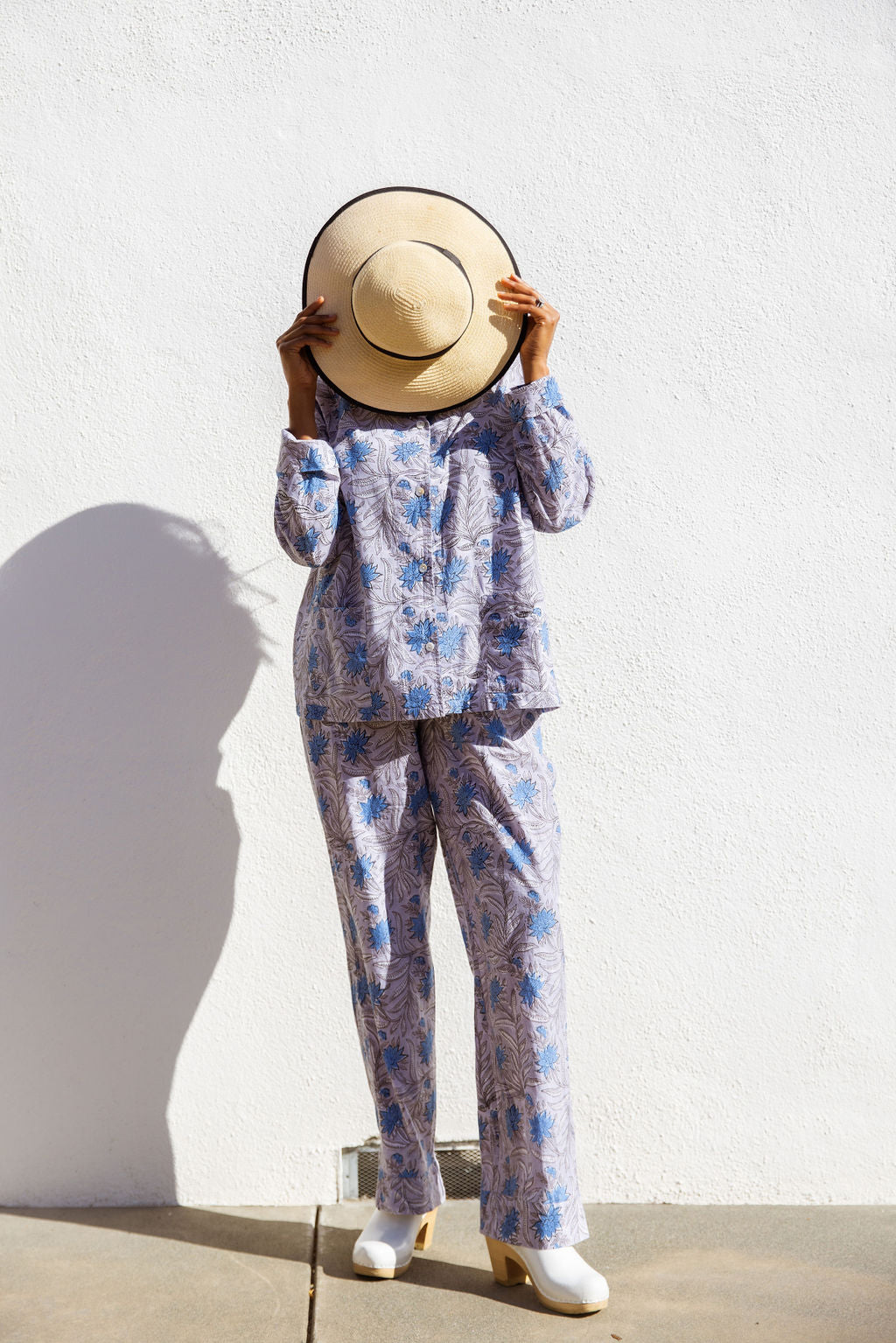 Four piece cotton pjs featuring the pant